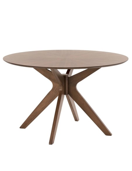 MESA REDONDA MOODY 120, COR Nogueira