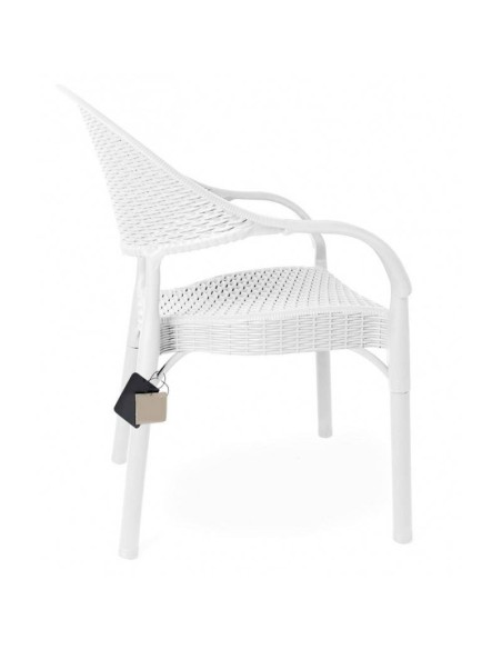 Silla con brazos exterior TORREVIEJA, apilable, polipropileno.