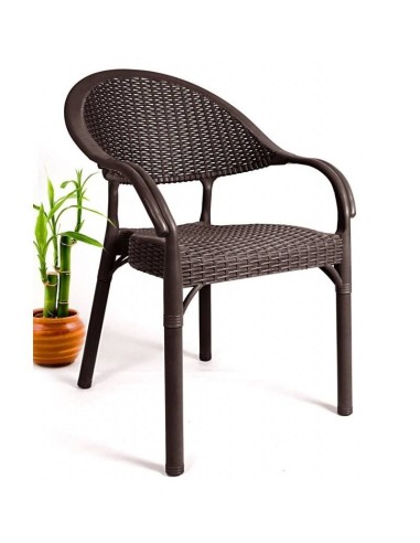 Silla con brazos exterior TORREVIEJA, apilable,...