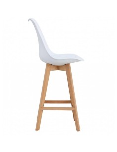 Taburete de cocina escandinavo 72, haya, plastico 2