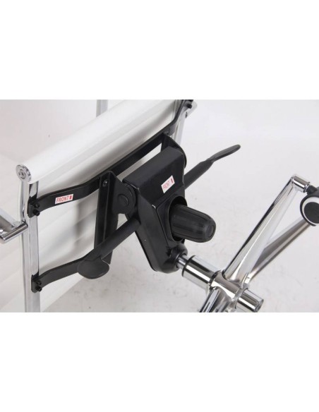 Silla de oficina Boris, basculante avanzado, respaldo alto, cuero sintético.