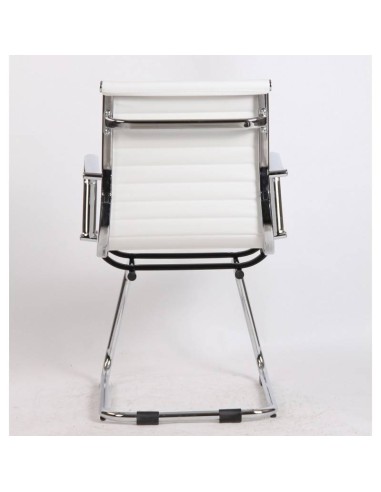 Silla oficina fija de patín Boris, similpiel...