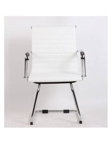 Silla oficina fija de patín Boris, similpiel...