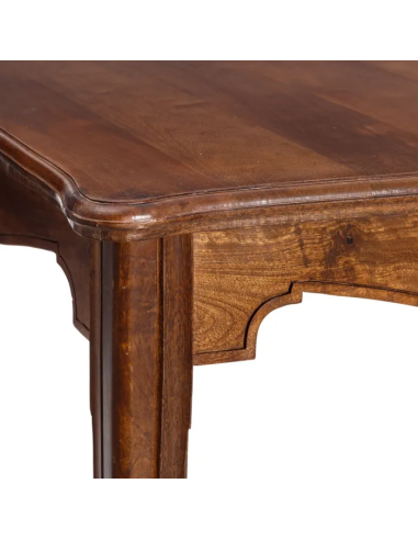 Mesa clásica cuadrada HILDA 114 X 114. Madera...