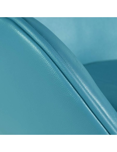 Sillón Egg piel sintética turquesa