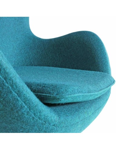 Sillón Egg Cashmere turquesa.