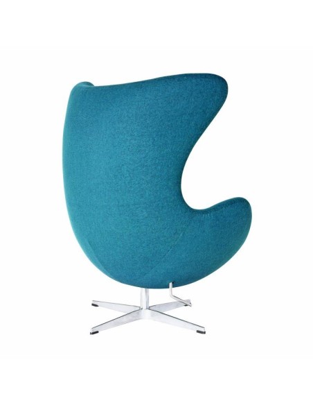 Sillón Egg Cashmere turquesa.