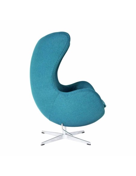 Sillón Egg Cashmere turquesa.