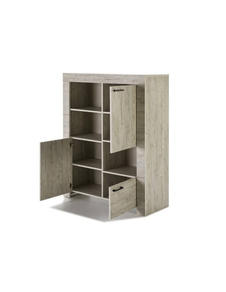 APARADOR CONTEMPORÂNEO ALTO MICHIGAN 110x140, carvalho