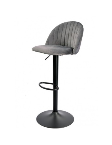 Taburete JUNGLE, regulable, metal negro,...