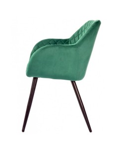 Silla con brazos ROLAN, tapizado velvet verde oscuro,... 2