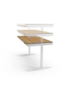 Mesa escritorio elevable WING DUAL MOTOR 140 x 70,... 2