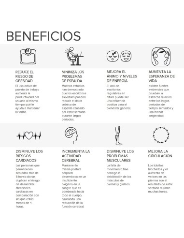 Mesa escritorio elevable WING DUAL MOTOR 140 x...