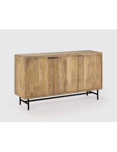 APARADOR MUNDRA 150 x 40, MADERA de MANGO y PATA de METAL.
