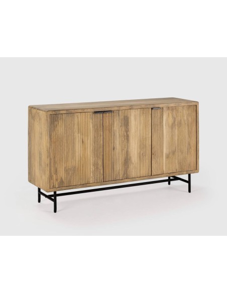 APARADOR MUNDRA 150 x 40, MADERA de MANGO y PATA de METAL.