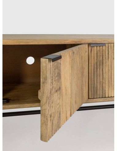 MUEBLE TV MUNDRA 145 x 40 cm, MADERA MANGO y...