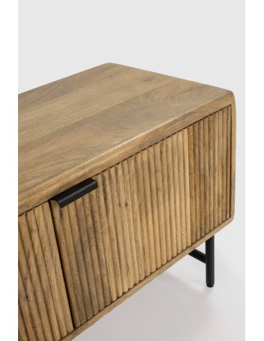 MÓVEL TV MUNDRA 145 x 40 cm, MADERA MANGO y...