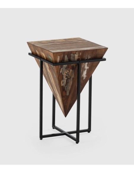 MESA DE RINCON AVATAR 56 x 36. MADERA y METAL.