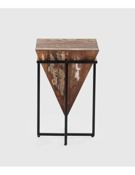 MESA DE CANTO AVATAR 56 x 36. MADEIRA e METAL.