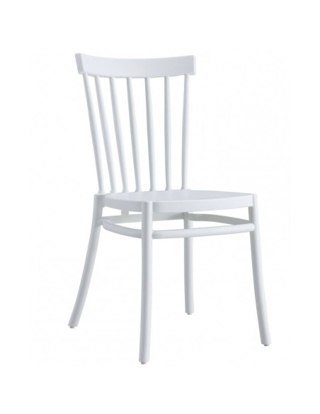 Silla exterior DAMIR, apilable, tratamiento anti UV, polipropileno