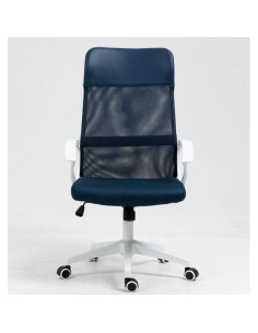 Cadeira de escritório TONER, estrutura branca, malha e... 2