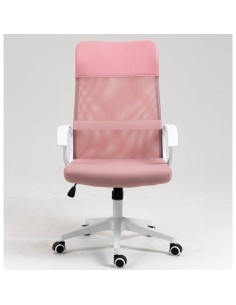 Sillón de oficina TONER, estructura blanca, malla y... 2
