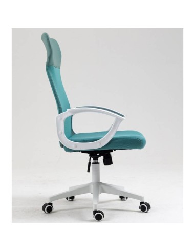 Sillón de oficina TONER, estructura blanca,...