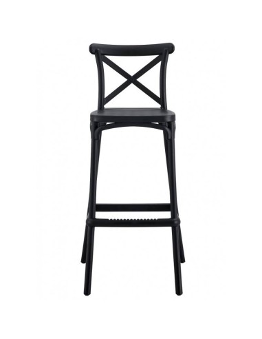 Taburete exterior CROSS 75, apilable,...