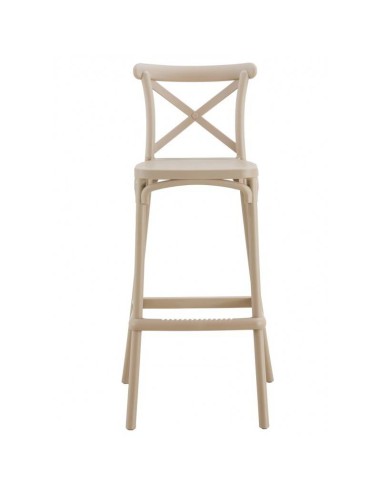 Taburete exterior CROSS 75, apilable,...