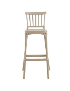 Taburete nórdico exterior DANESE 75, polipropileno beige 2