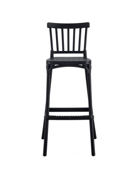 Taburete nórdico exterior DANESE 75, polipropileno antracita