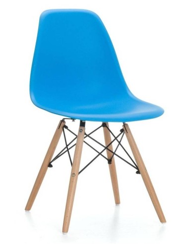 Silla Tower nordica, polipropileno, madera