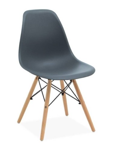 Silla Tower nordica, polipropileno, madera