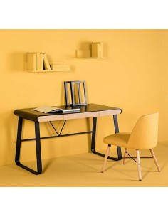 ESCRITORIO ASTRID 110, NEGRO/ROBLE 2