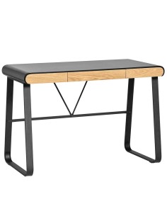 ESCRITORIO ASTRID 110, NEGRO/ROBLE