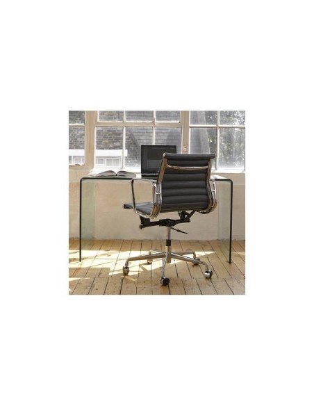 Mesa de escritório minimalista Burano 125x70, Vidro