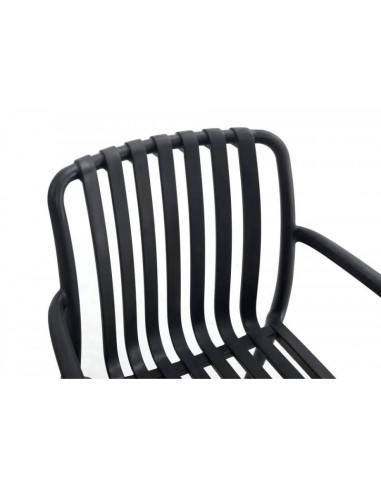 Silla con brazos exterior Isabelli, apilable,...