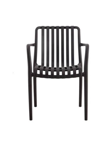 Silla con brazos exterior Isabelli, apilable,...