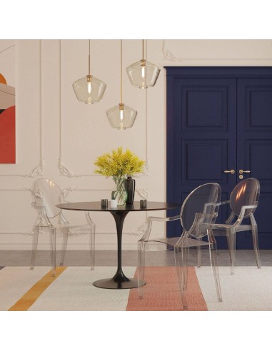 Cadeira com braços LOUIS GHOST, policarbonato...