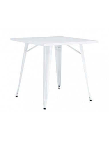 Mesa TOLIX 80 x 80, aço preto.