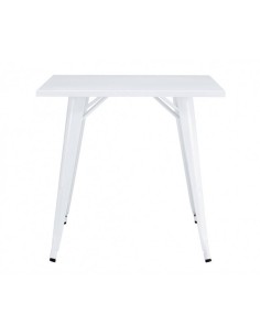 Mesa TOLIX 80 x 80, aço preto. 2