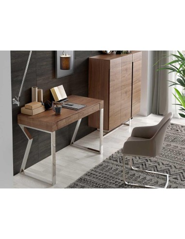 mesa secretaria, LIND 120 x 60, NOGUEIRA e AÇO...