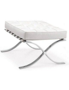 Ottoman Barcelona similpiel blanco