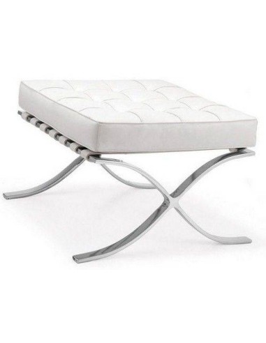 Ottoman Barcelona similpiel blanco