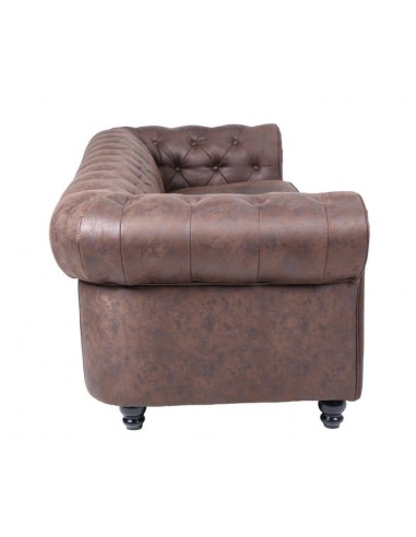 Sofá CHESTER, 2 lugares, couro sintético...