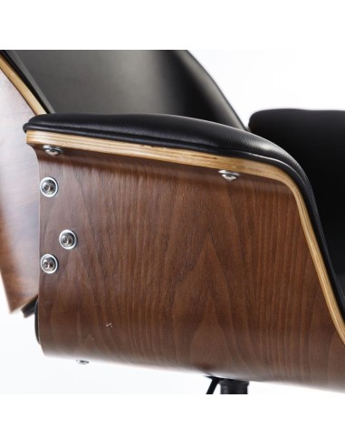 Cadeira de escritório Madai em couro sintético...