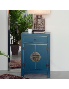 Mesita Oriental TAO 45 x 26 cm,2 puertas y 1cajón color... 2