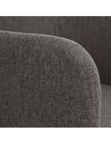 Silla con brazos Nadya tela gris o beige y...