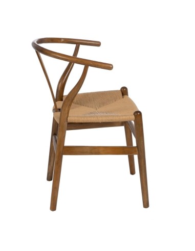 Silla nórdica MAJELA madera maciza de abedul y...