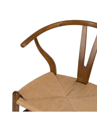 Silla nórdica MAJELA madera maciza de abedul y...